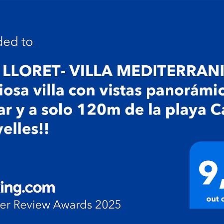 V&V Lloret- Villa Mediterrania, Vistas Panoramicas Al Mar 滨海略雷特 外观 照片